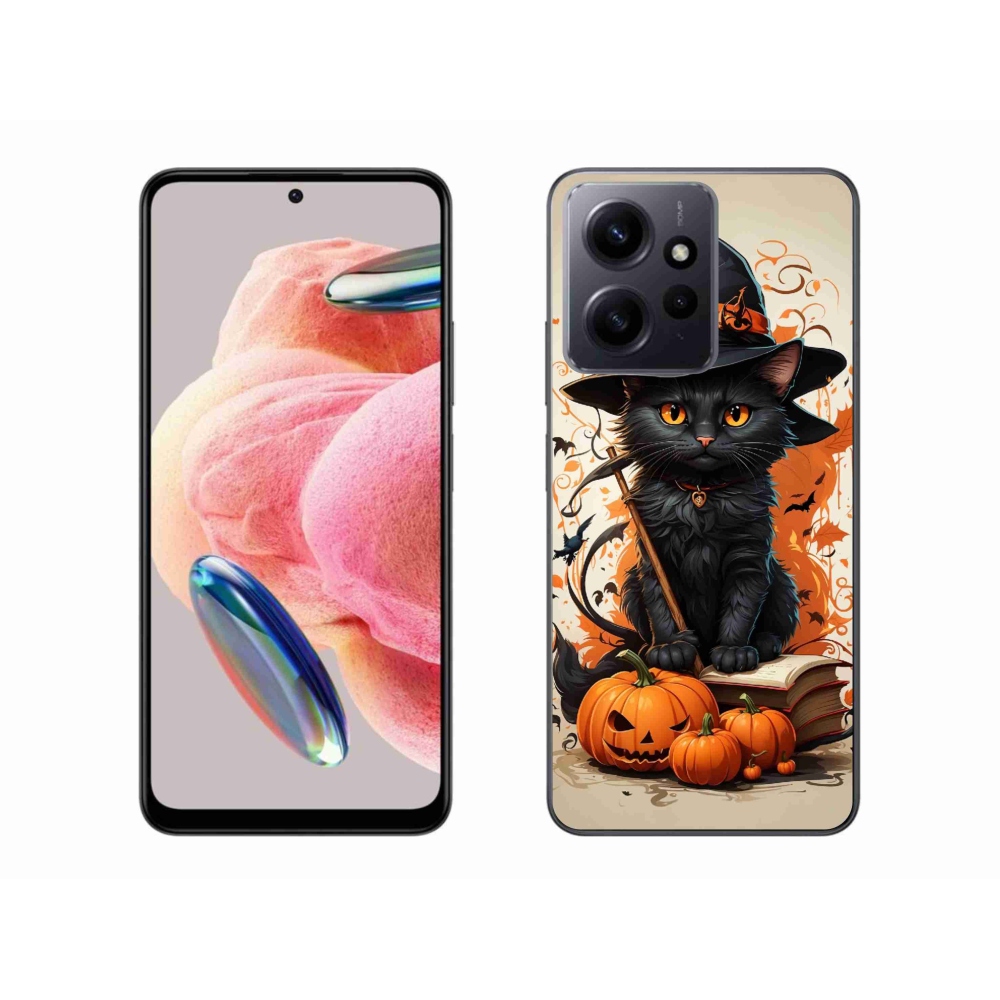 Gél borítás mmCase a Xiaomi Redmi Note 12 4G-hez - macska varázsló