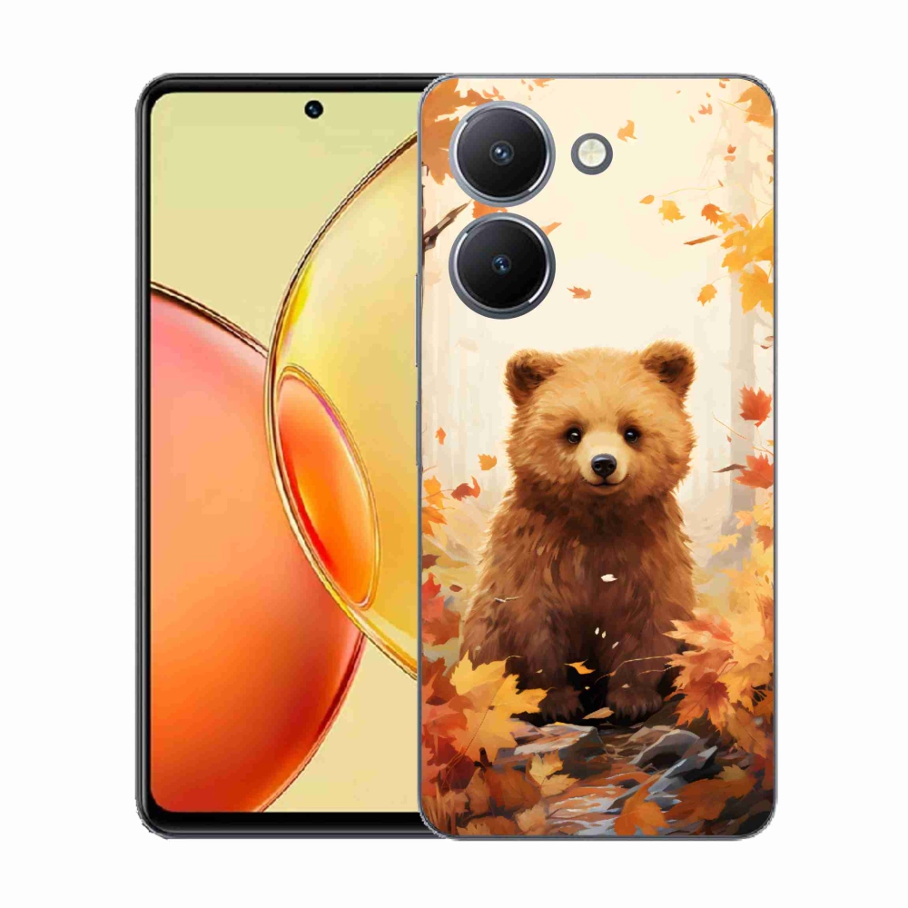 Gél borítás mmCase a Vivo Y36-hoz - medve az erdőben