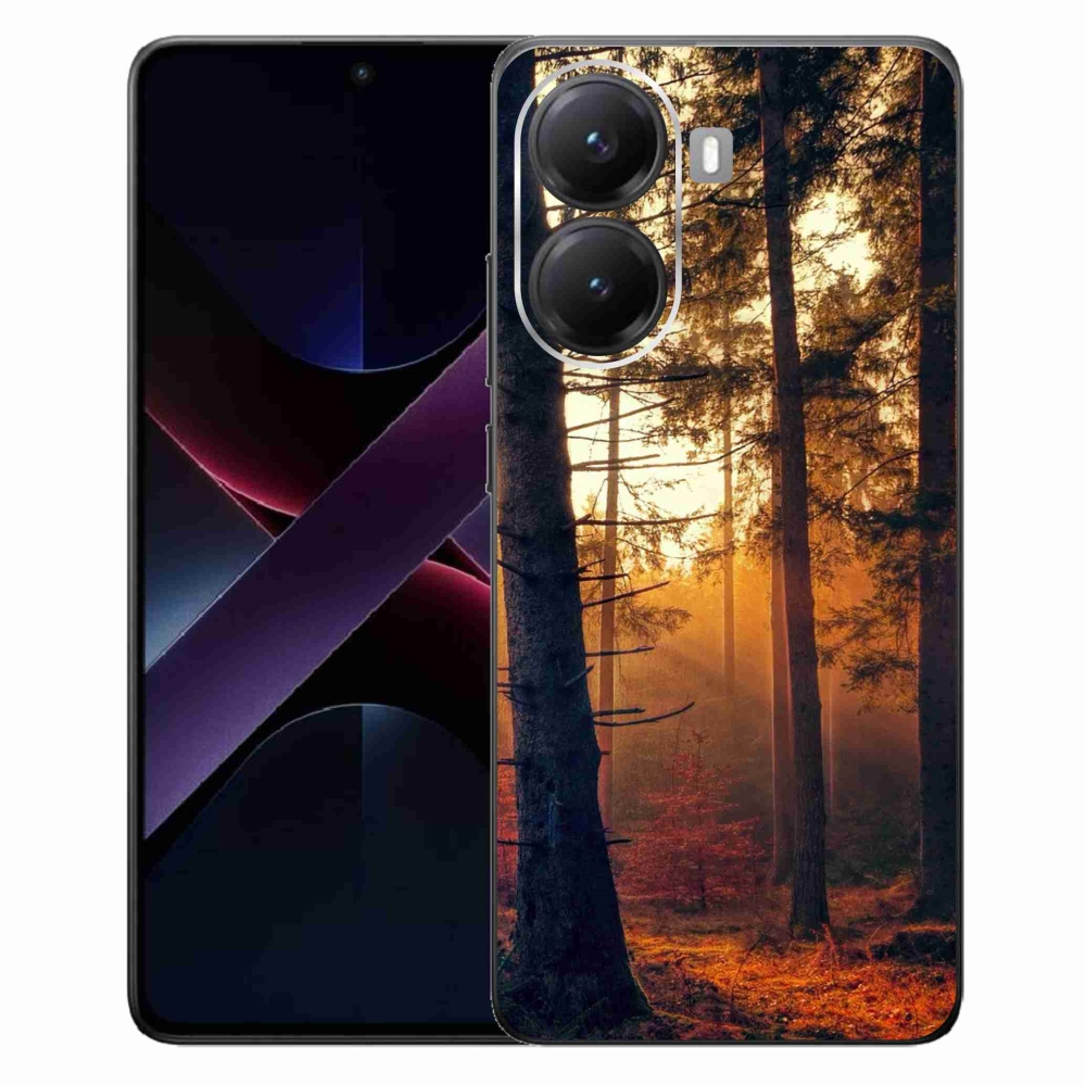 Gél borítás mmCase a Xiaomi Poco X7 Pro 5G-hez - erdő