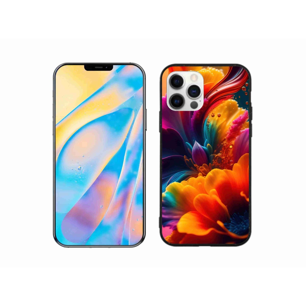 Gél borítás mmCase iPhone 12 készülékhez - absztrakt motívum 2