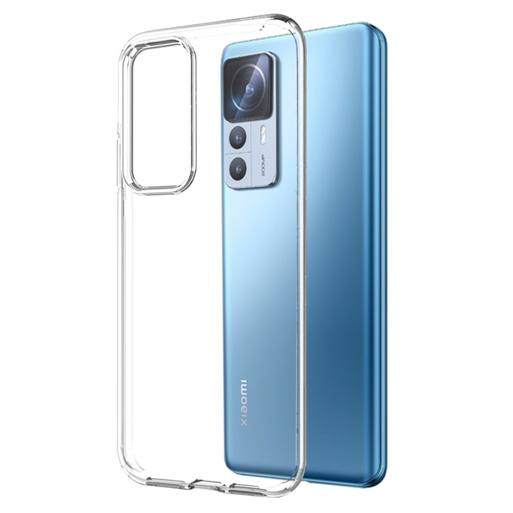 NORTHJO átlátszó zselés tok + edzett üveg Xiaomi 12T Pro - átlátszó