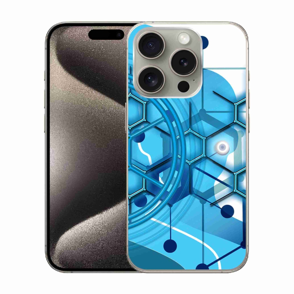Gél borítás mmCase iPhone 15 Pro készülékhez - absztrakt minta 2