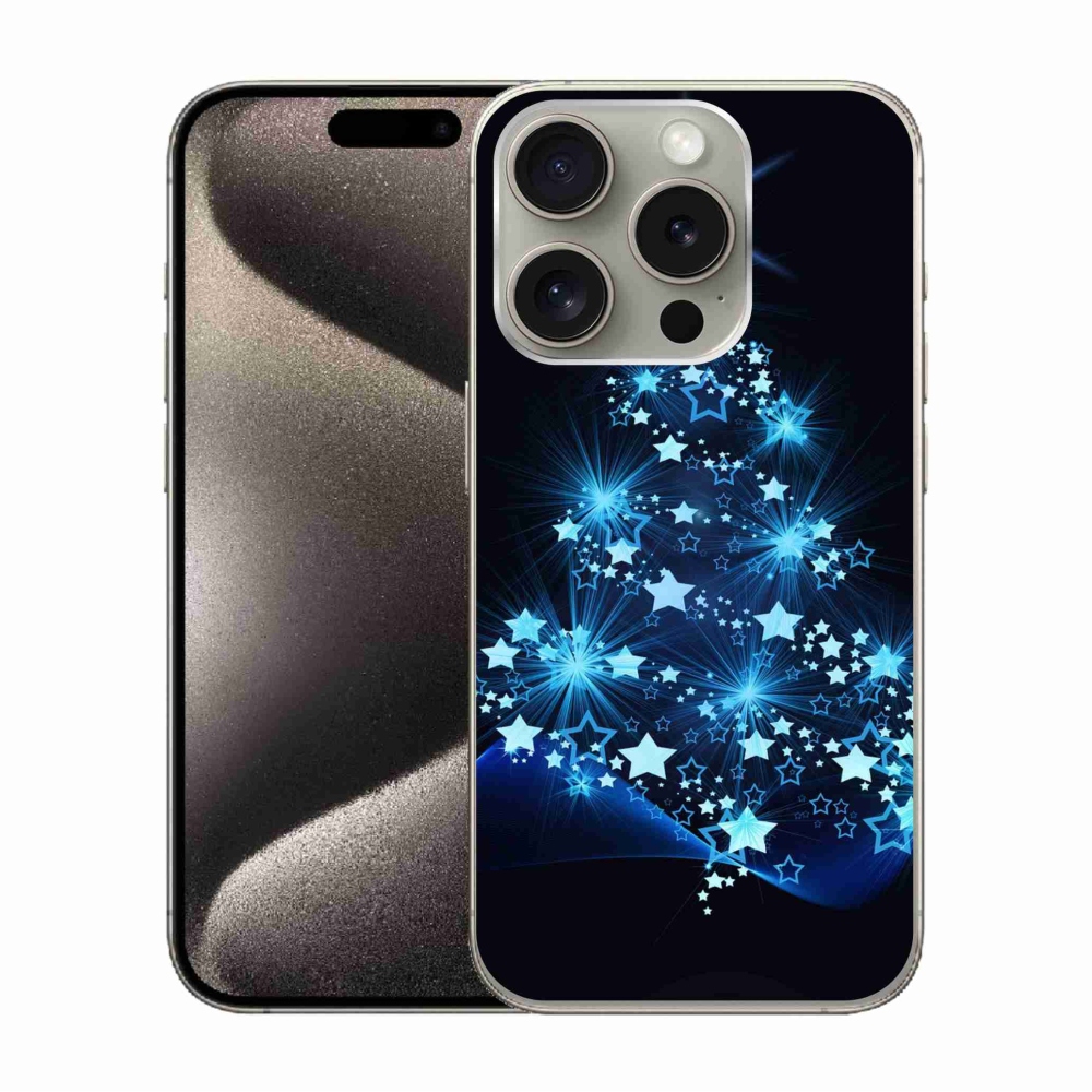 Gél borítás mmCase iPhone 15 Pro készülékhez - karácsonyfa