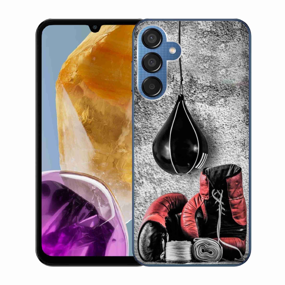 Gél borítás mmCase Samsung Galaxy M15 5G - bokszzsák és kesztyű - Samsung Galaxy M15 5G számára