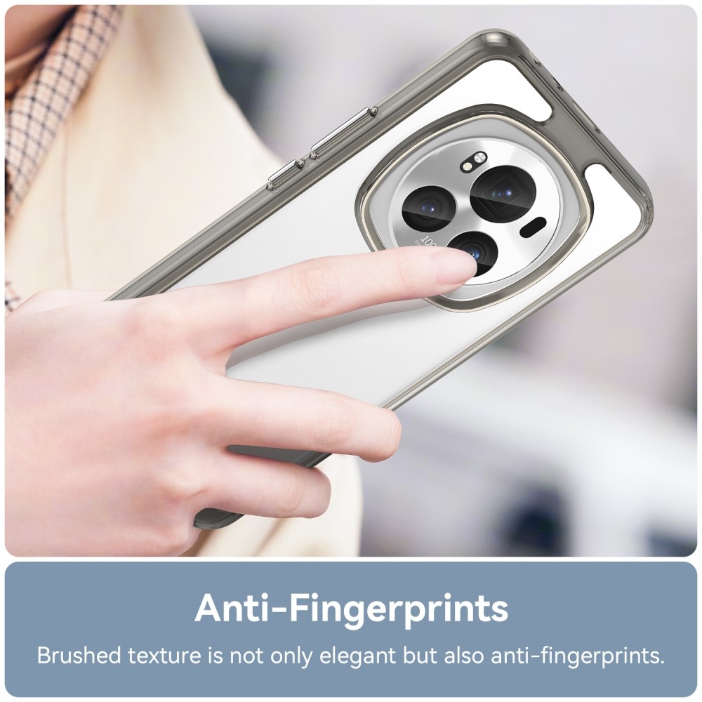 Gél tok kemény hátlappal a Honor Magic 6 Pro 5G készülékhez - szürke