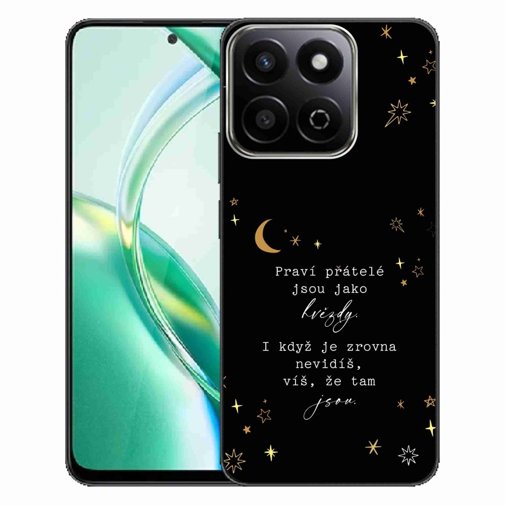 Gél borítás mmCase a Honor 200 Smart 5G készülékhez - Idézet 6 fekete háttér