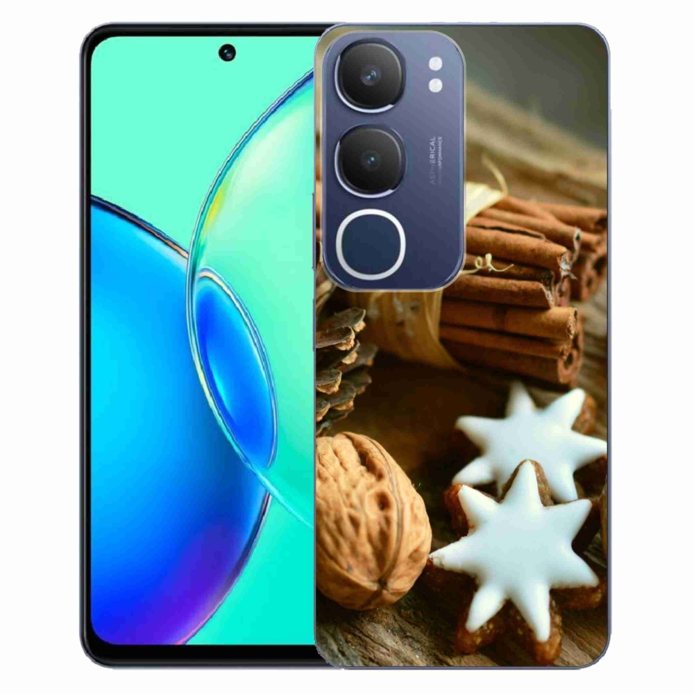 Gél borítás mmCase a Vivo Y19s készülékhez - fahéj és mézeskalács