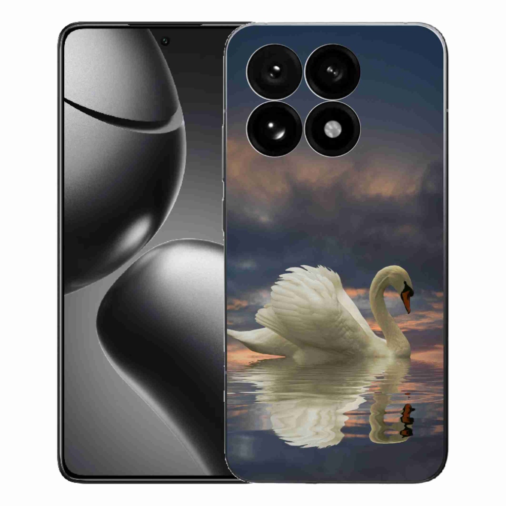 Gél borítás mmCase a Xiaomi 15T-hez - hattyú