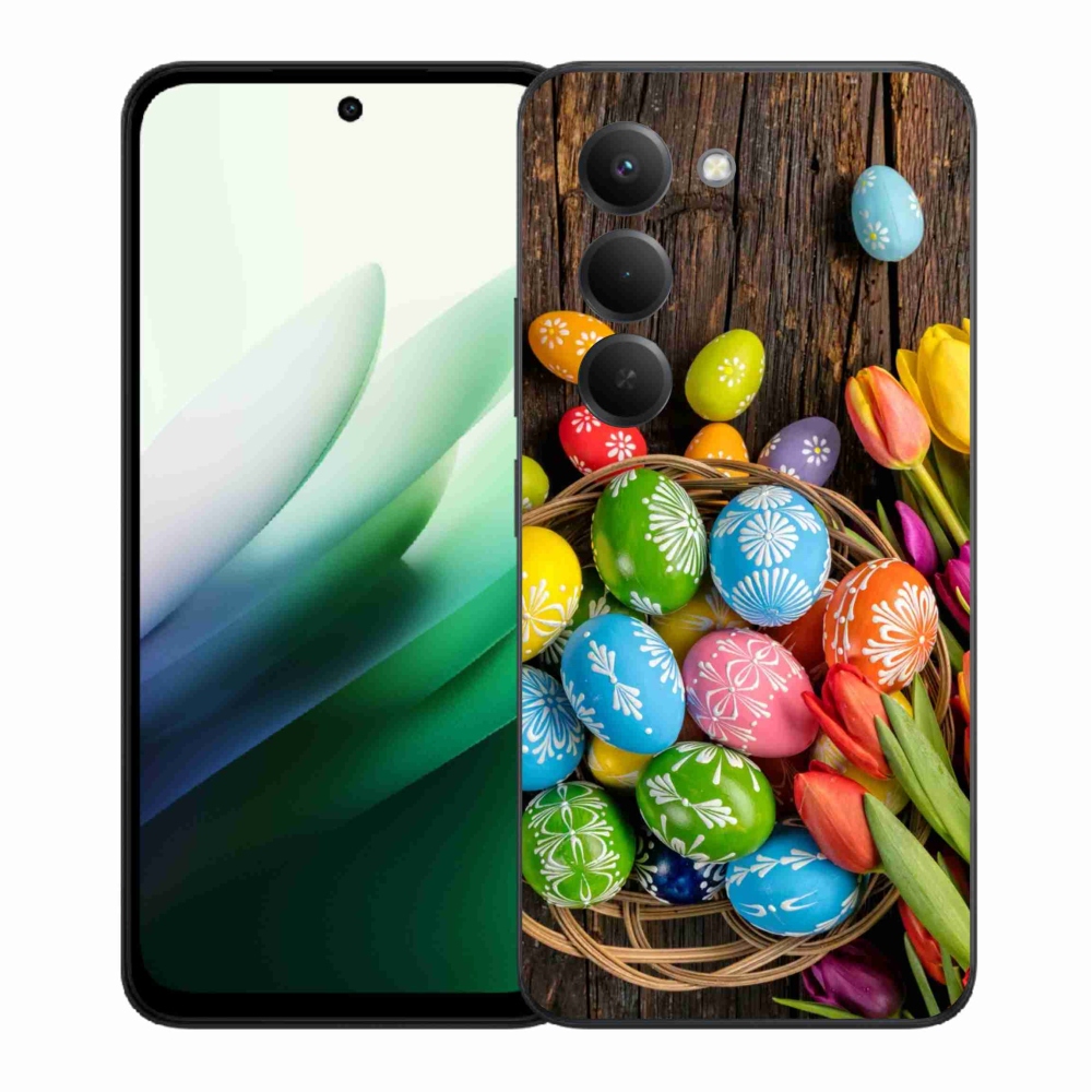 Gél borítás mmCase a Xiaomi Redmi 15 5G számára - Húsvéti tojások