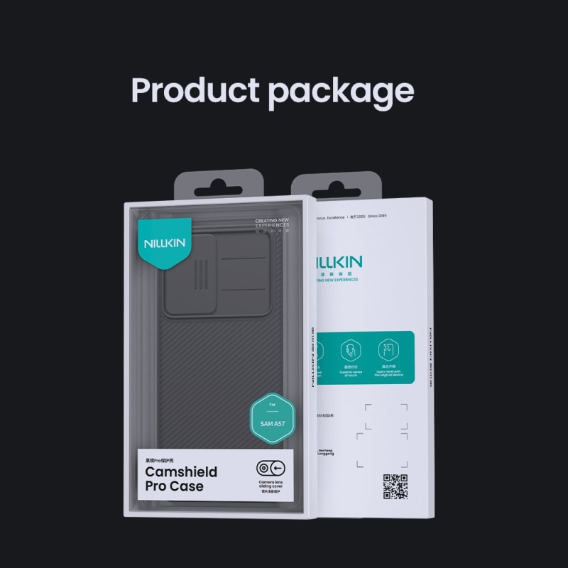 Nillkin CamShield PRO hátlap a Samsung Galaxy A57 készülékhez Fekete