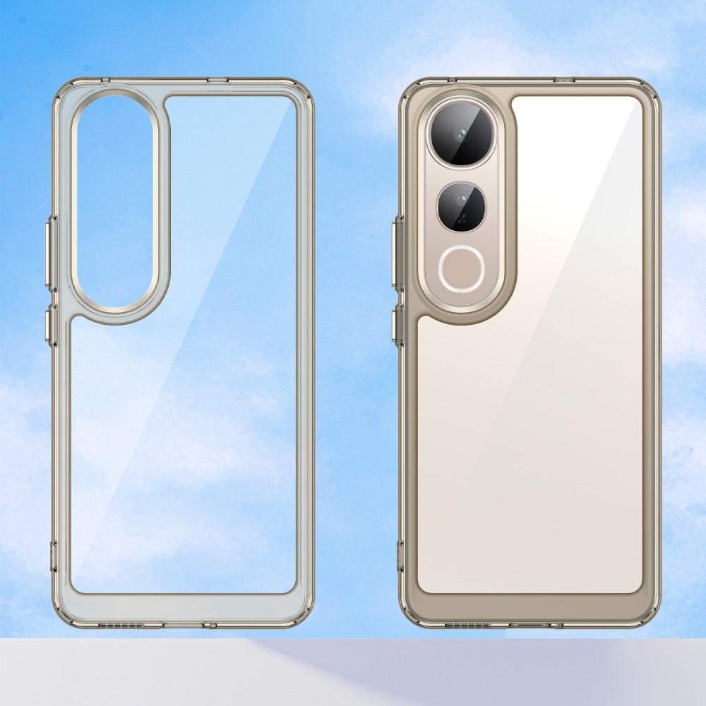 Gél tok fix hátlappal a Vivo V50 Lite 4G/5G készülékhez - szürke