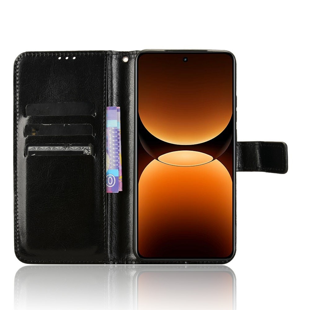 Őrült könyvtáska Realme GT 7 Pro 5G-hez - fekete