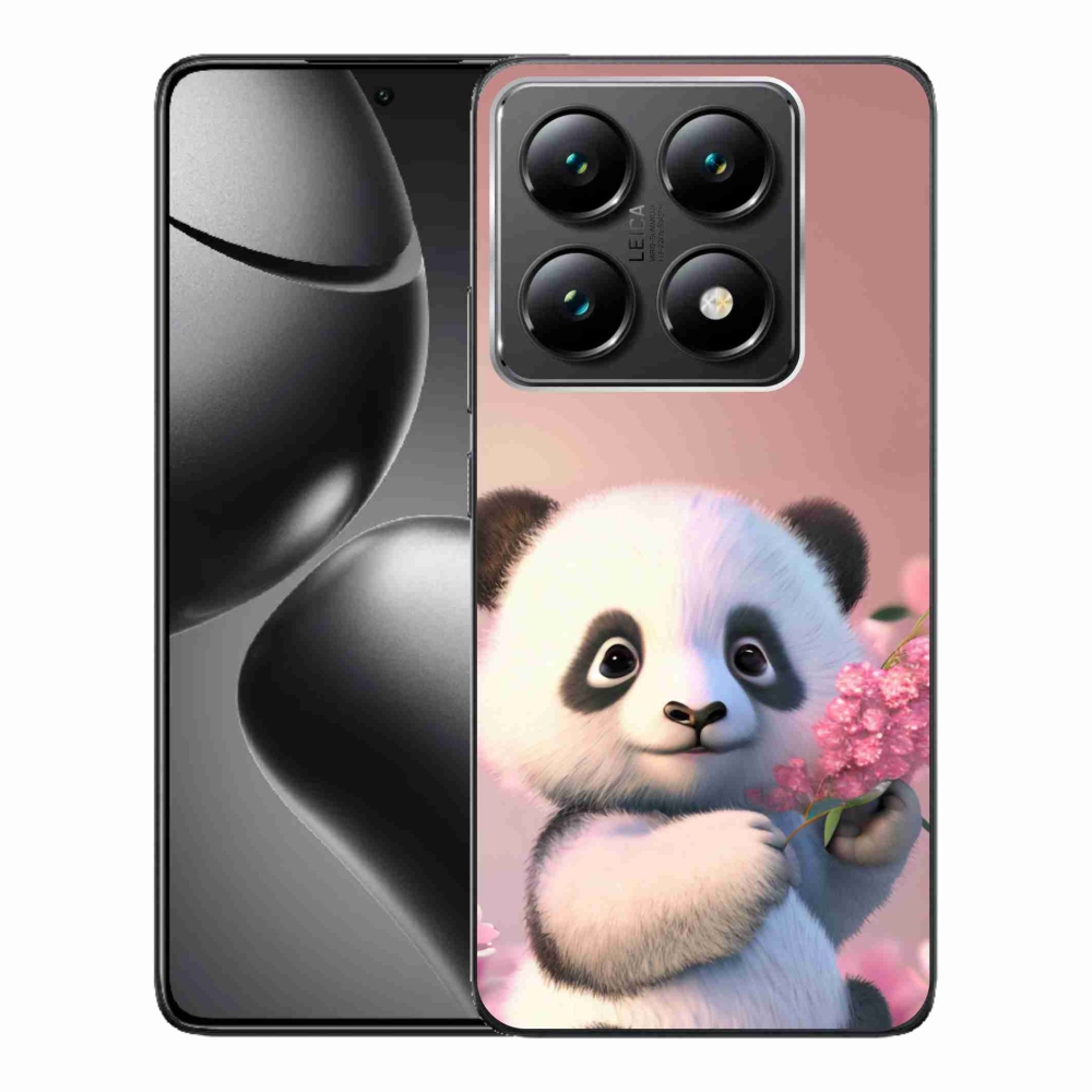 Gél borítás mmCase a Xiaomi 14T Pro számára - aranyos panda