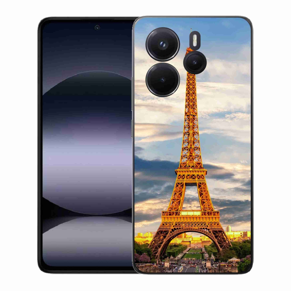 Gél borítás mmCase a Xiaomi Redmi Note 14-hez - eiffel torony 3