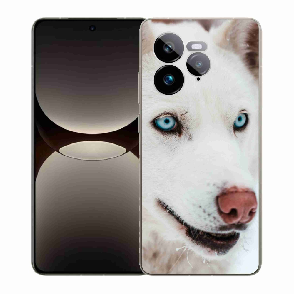 Zselés borítás mmCase a Realme GT 7 Pro 5G-n - kutyaszemmel nézve
