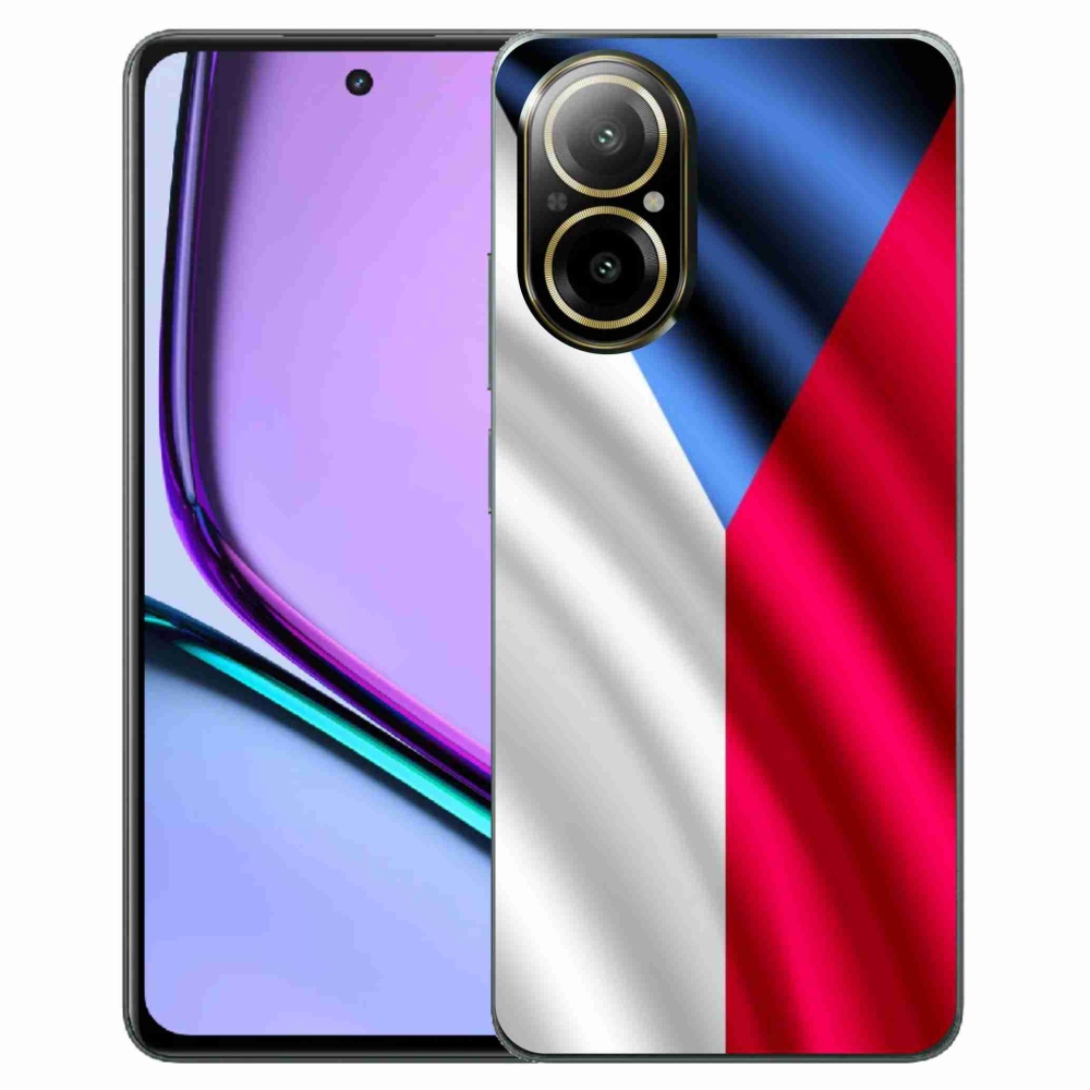 Zselés borítás mmCase a Realme C67 készülékhez - cseh zászló