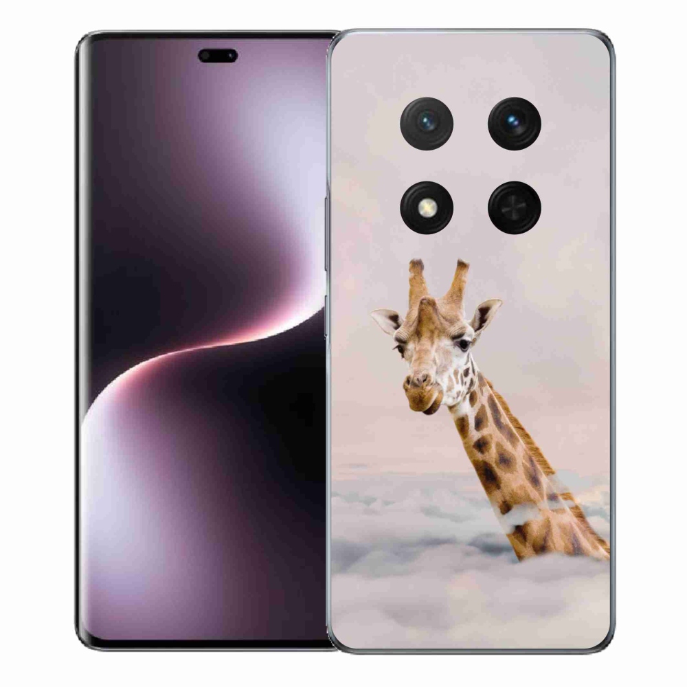 Gél borítás mmCase a Honor Magic 7 Lite 5G számára - zsiráf a felhőkben