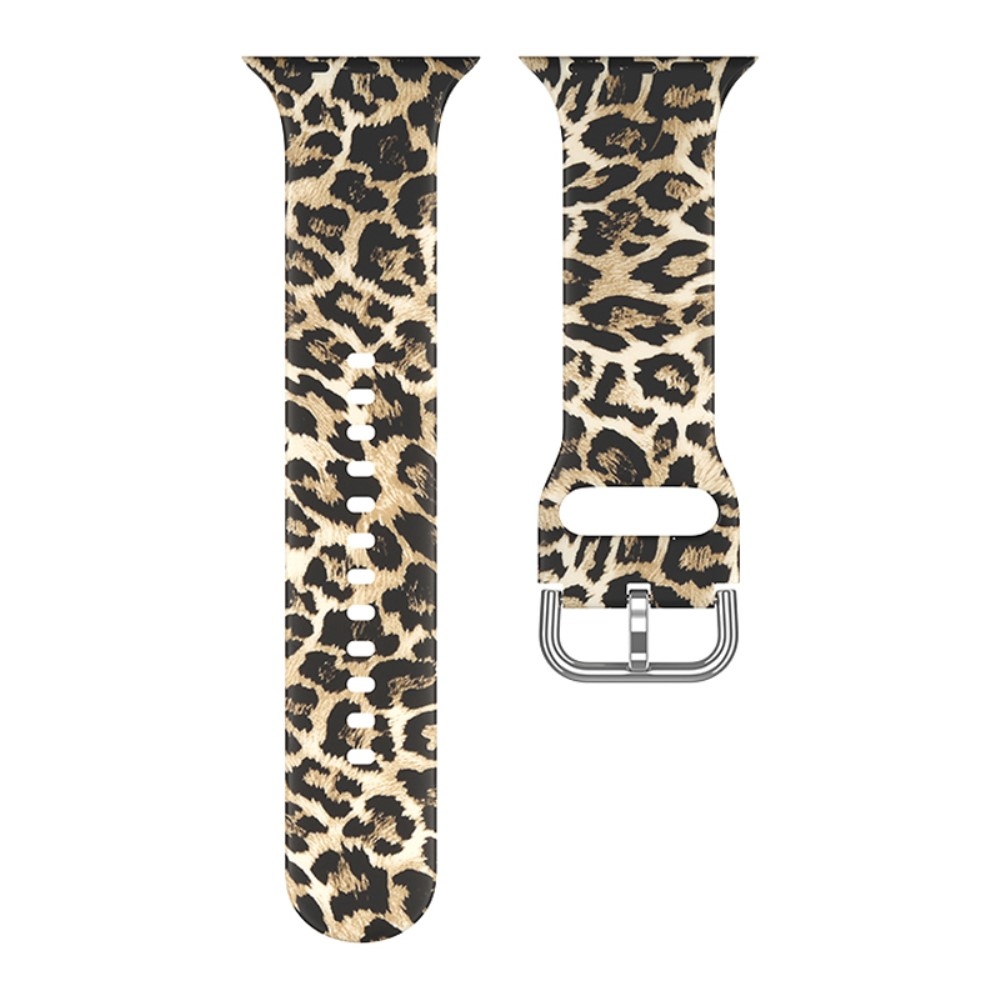 Nyomtatott szilikon szíj Apple Watch Ultra/Ultra 2 49mm/SE/SE 2022/2023 44mm/9/8/7 45mm/6/5/4 44mm/3/2/1 42 mm - minta O