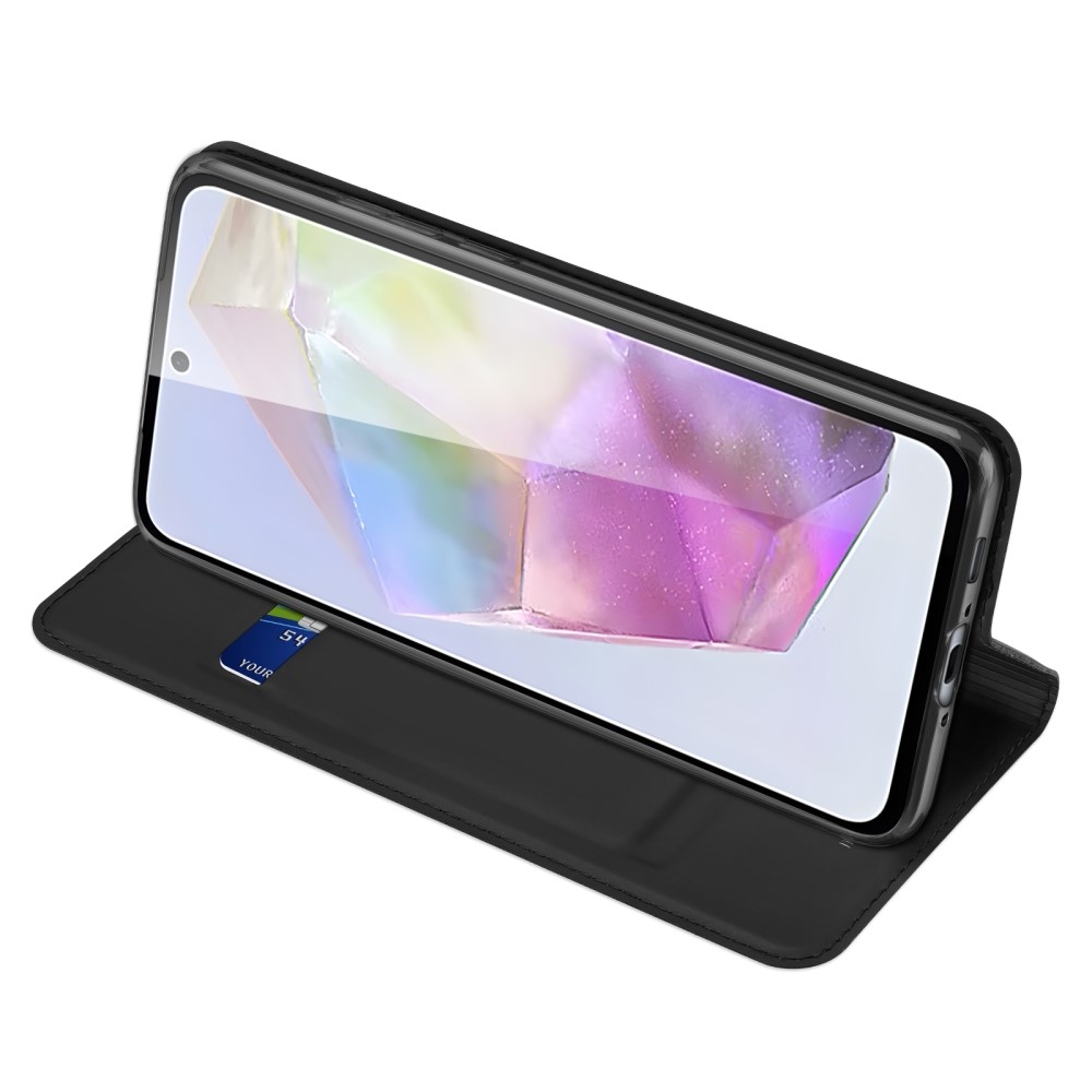 DUX könyvtáska Samsung Galaxy A36 5G/A56 5G - fekete színben