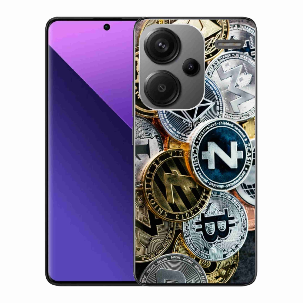Gél borítás mmCase a Xiaomi Redmi Note 13 Pro+ 5G számára - kriptovaluták