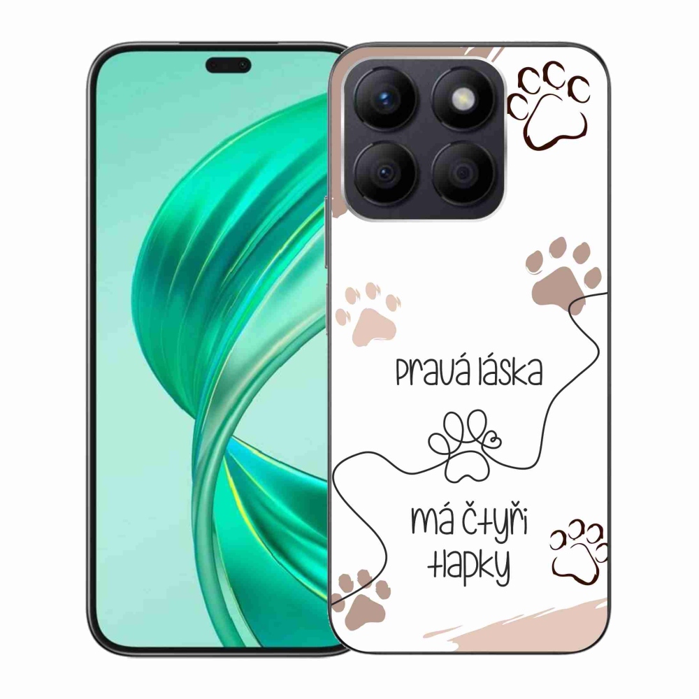 Gél borító mmCase a Honor X8b készülékhez - kutyamotívum 1 fehér háttér