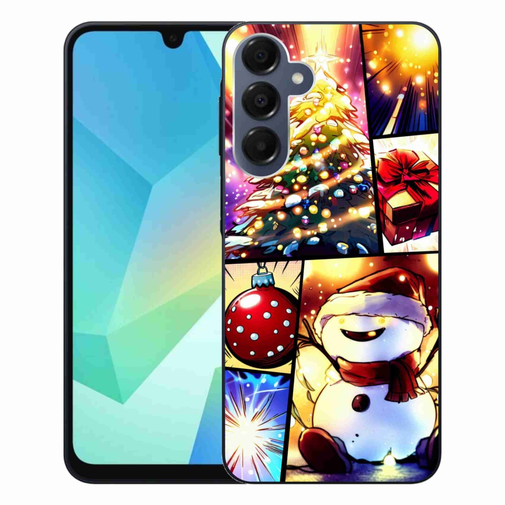 Gél borítás mmCase Samsung Galaxy A16 4G/5G - karácsonyi motívumok 1
