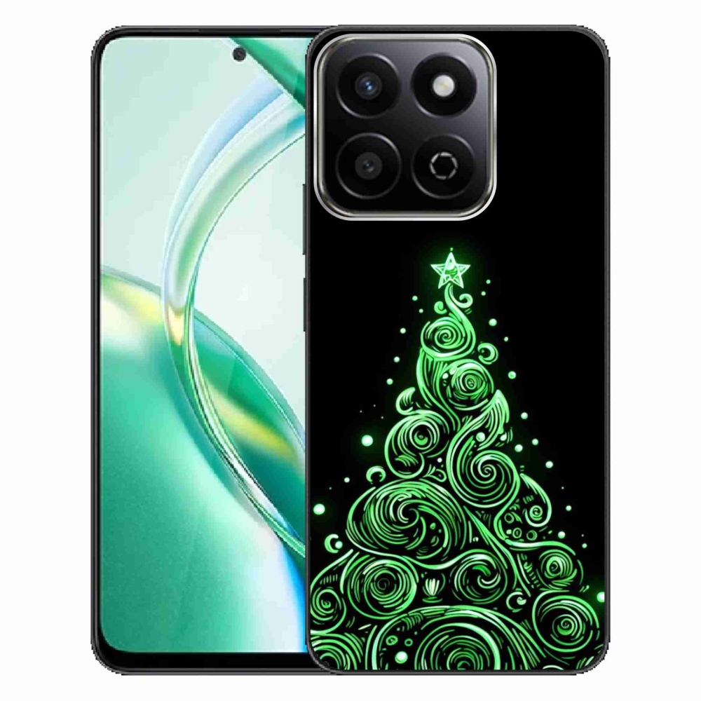 Zselés borítás mmCase a Honor 200 Smart 5G készülékhez - neon karácsonyfa 3