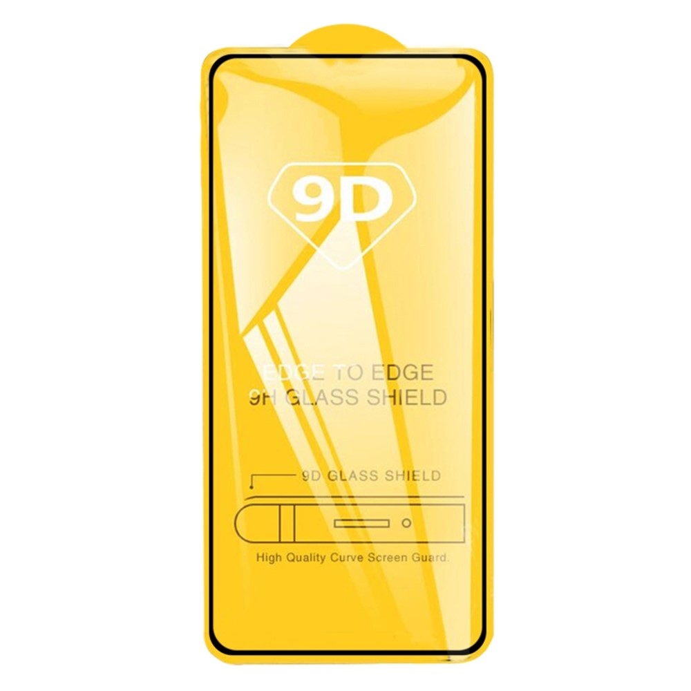 9D teljes képernyő edzett üveg Xiaomi Redmi Note 14 (csak a széleken ragasztó)