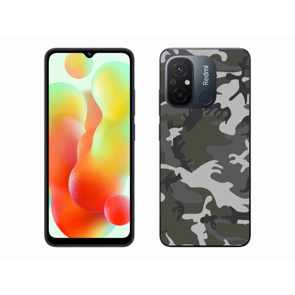 Gél borítás mmCase a Xiaomi Redmi 12C-hez - terepszínű minta