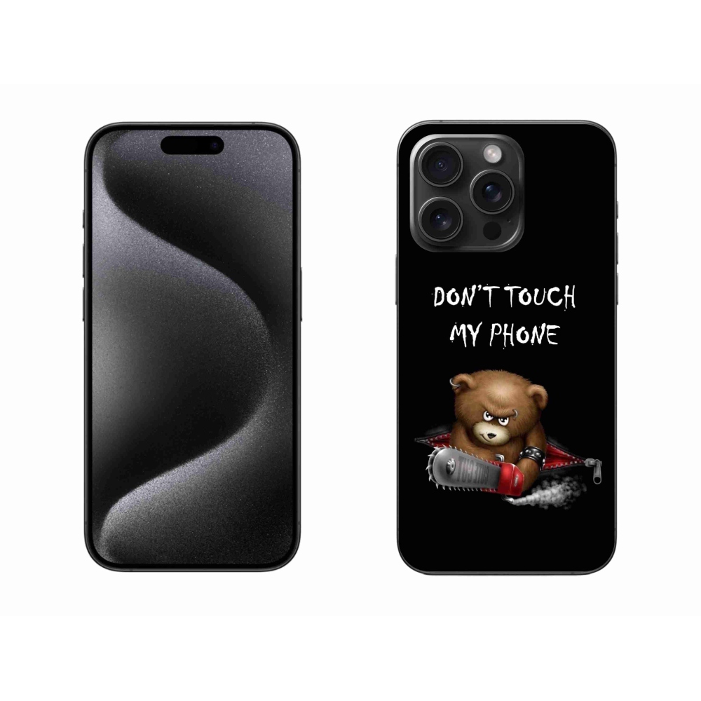 Zselés borítás mmCase iPhone 15 Pro Max készülékhez - ne érintse meg a telefont