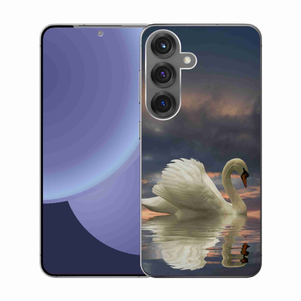 Gél védőhuzat mmCase Samsung Galaxy S25 készülékhez - hattyú