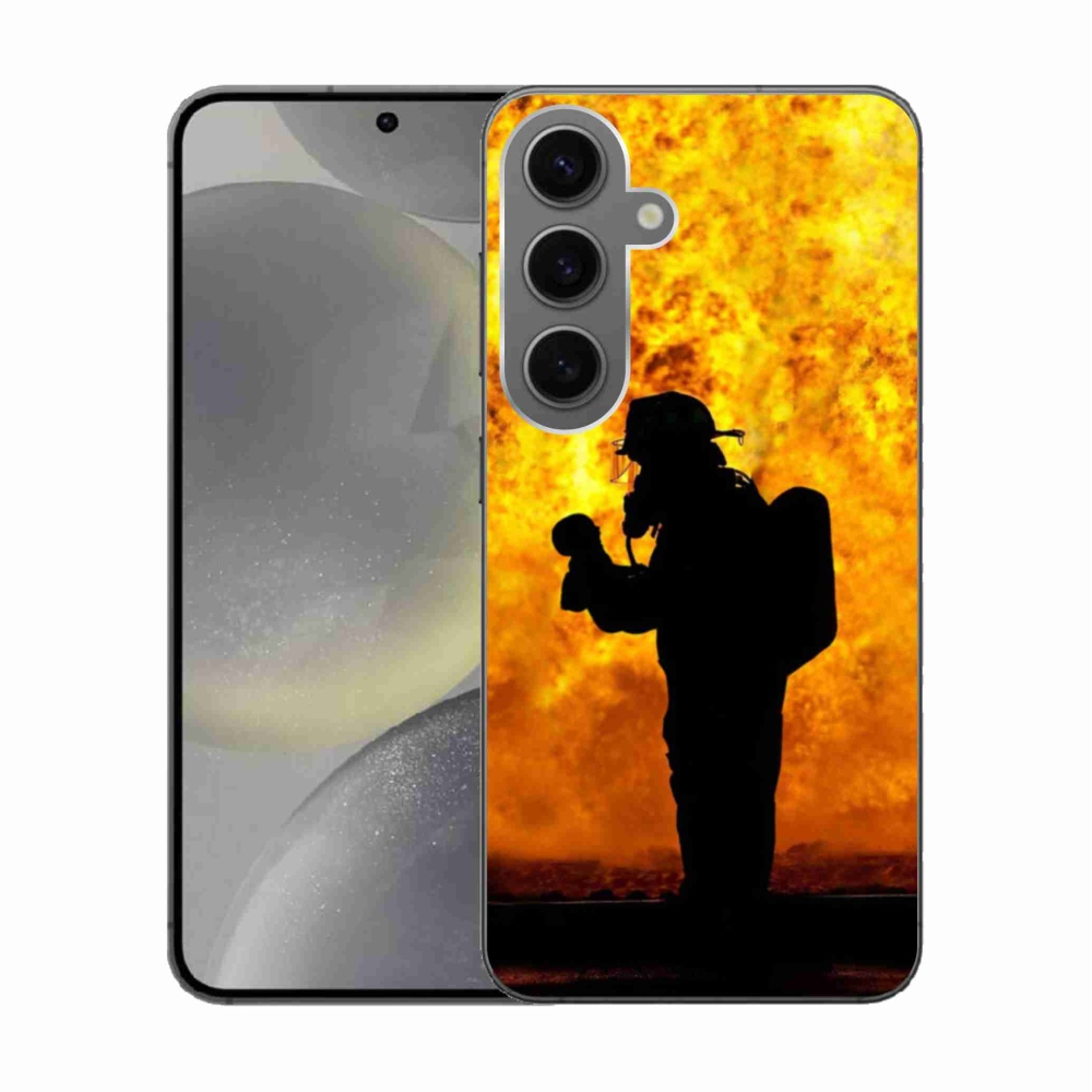Gél borítás mmCase Samsung Galaxy S24 készülékhez - tűzoltó