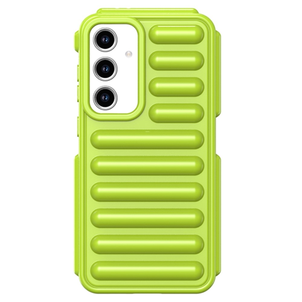 Kapszula tartós zselés tok Samsung Galaxy S24 FE készülékhez - zöld