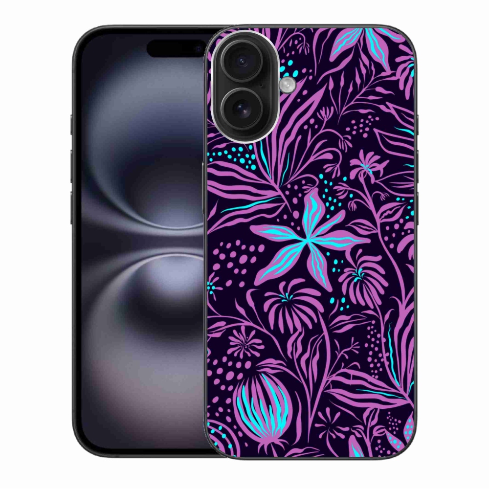 Zselés borítás mmCase iPhone 16 Plus készülékhez - virágok 2