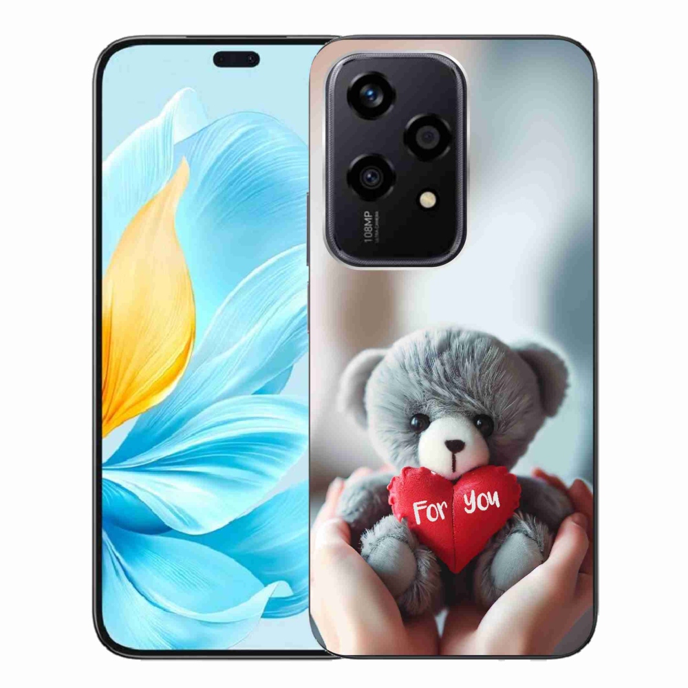 Gél borítás mmCase a Honor 200 Lite 5G számára - mackó a szerelmesek számára