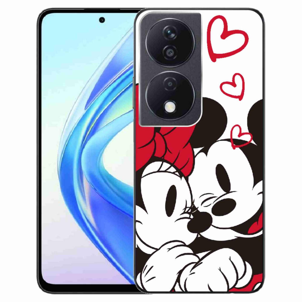 Zselés borítás mmCase a Honor X7b/Honor 90 Smart készülékhez - minnie és mickey