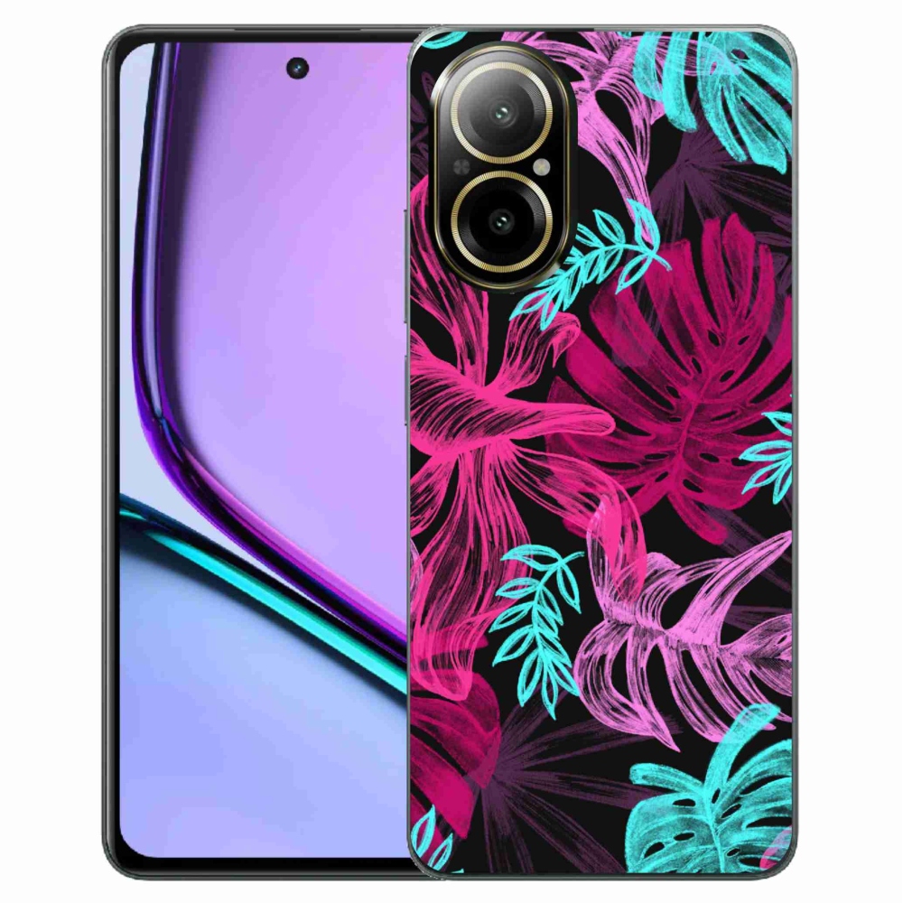 Zselés borító mmCase a Realme C67 készülékhez - virágok 1