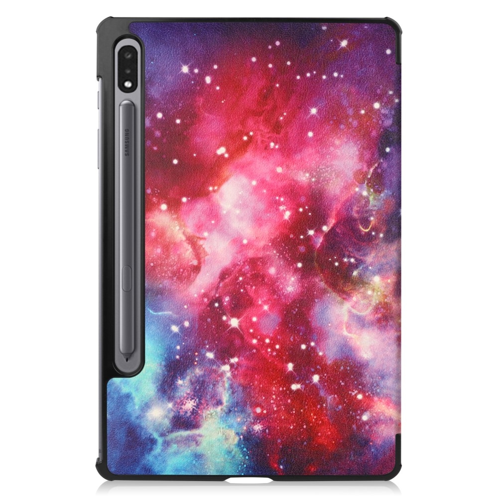 Nyomtatás intelligens záró tok Samsung Galaxy Tab S9+/Tab S10+ - space
