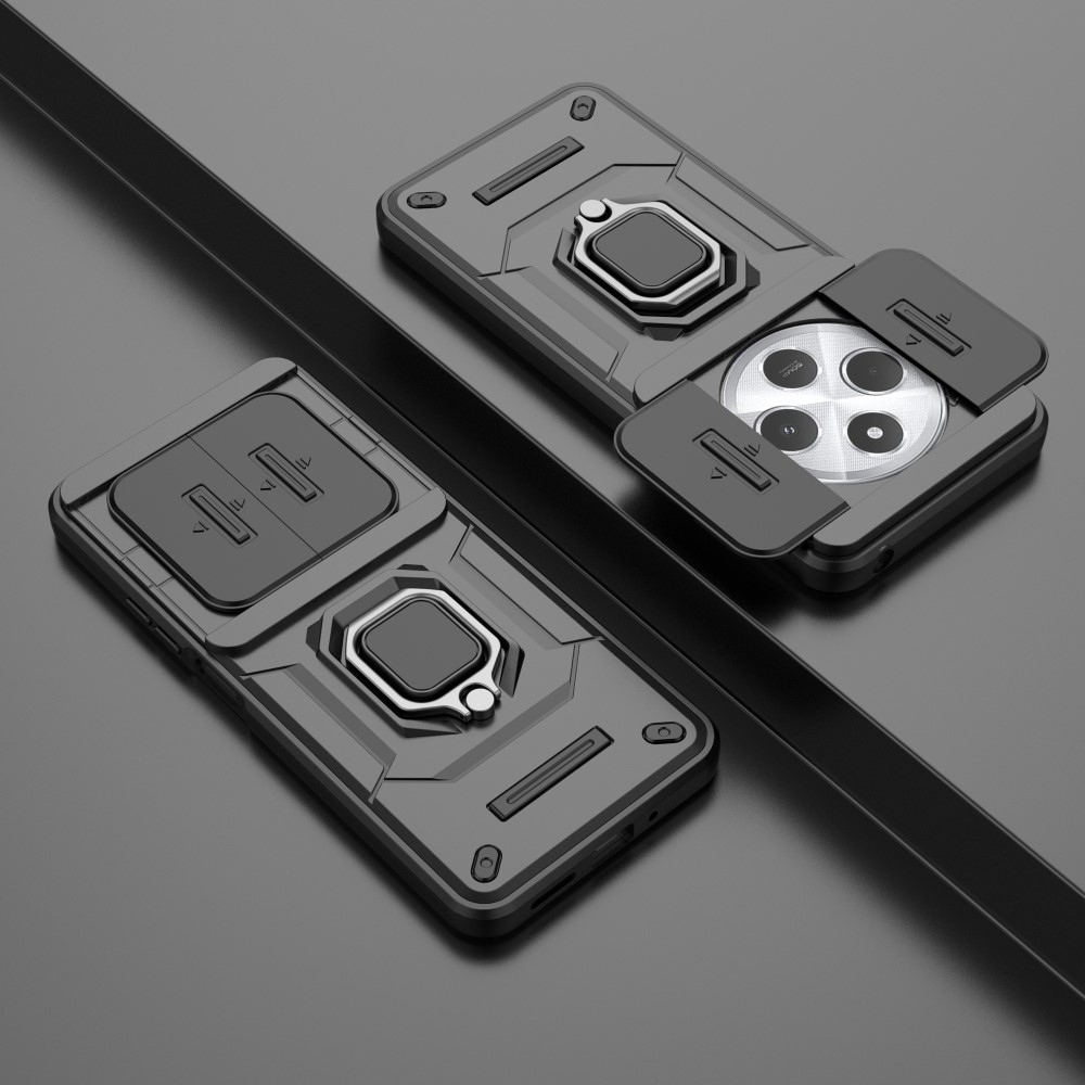 Lencseálló borítás Xiaomi Redmi 14C/Poco C75-hez - fekete