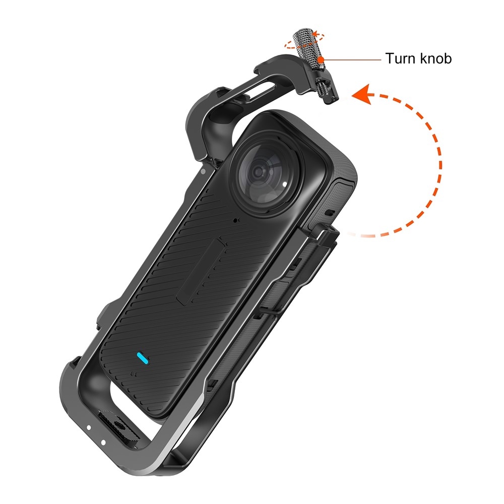 PULUZ védőkeret objektívsapkával Insta360 X4-hez