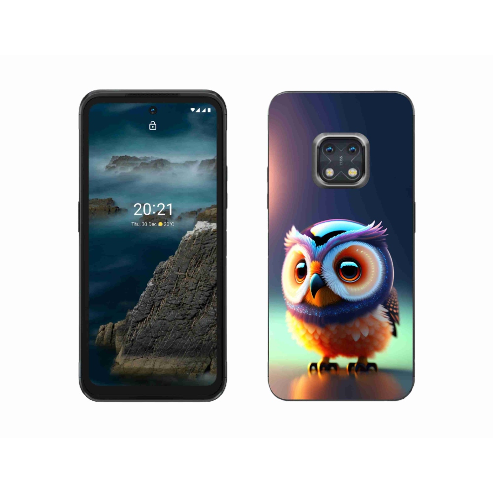 Zselés borítás mmCase a Nokia XR20 készülékhez - bagoly