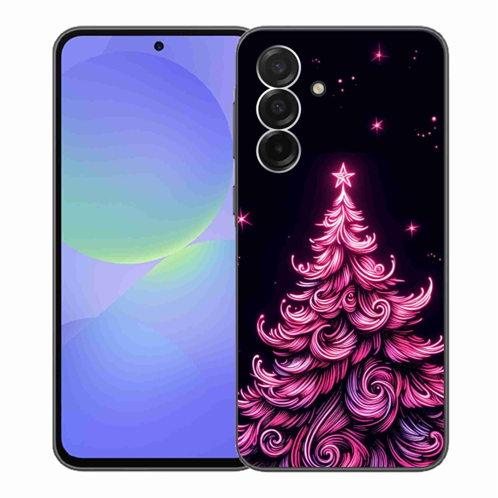 Gél borítás mmCase Samsung Galaxy A36 5G - neon karácsonyfa 2