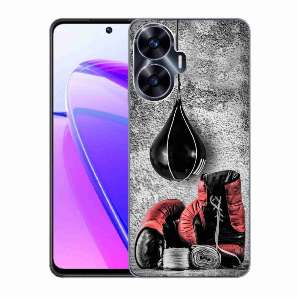 Gél borítás mmCase a Realme C55 készülékhez - bokszzsák és kesztyű