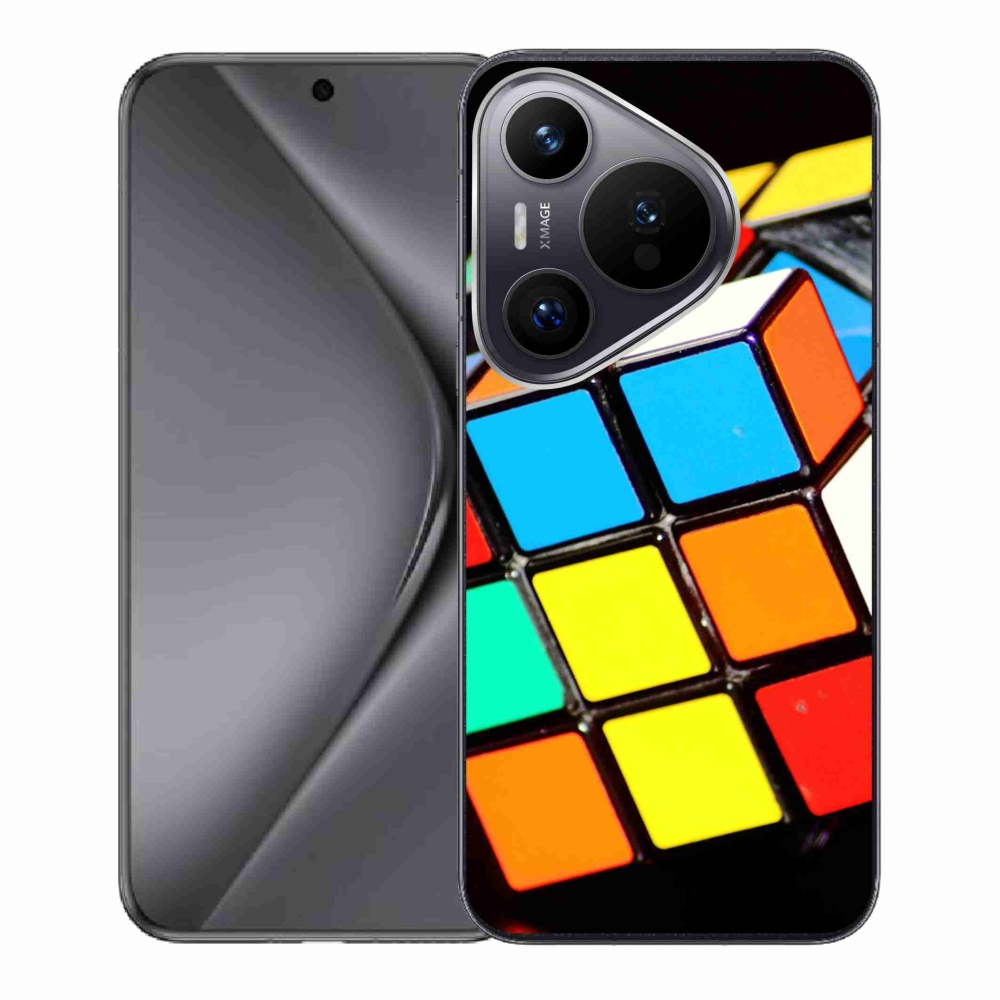 Gél tok mmCase a Huawei Pura 70 készülékhez - Rubik-kocka