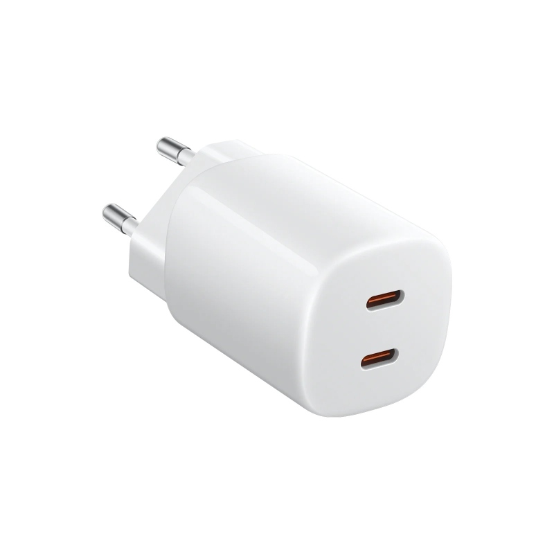 Xiaomi MDY-19-EG 2xUSB-C 45W-os Nano Turbo utazási töltő Fehér