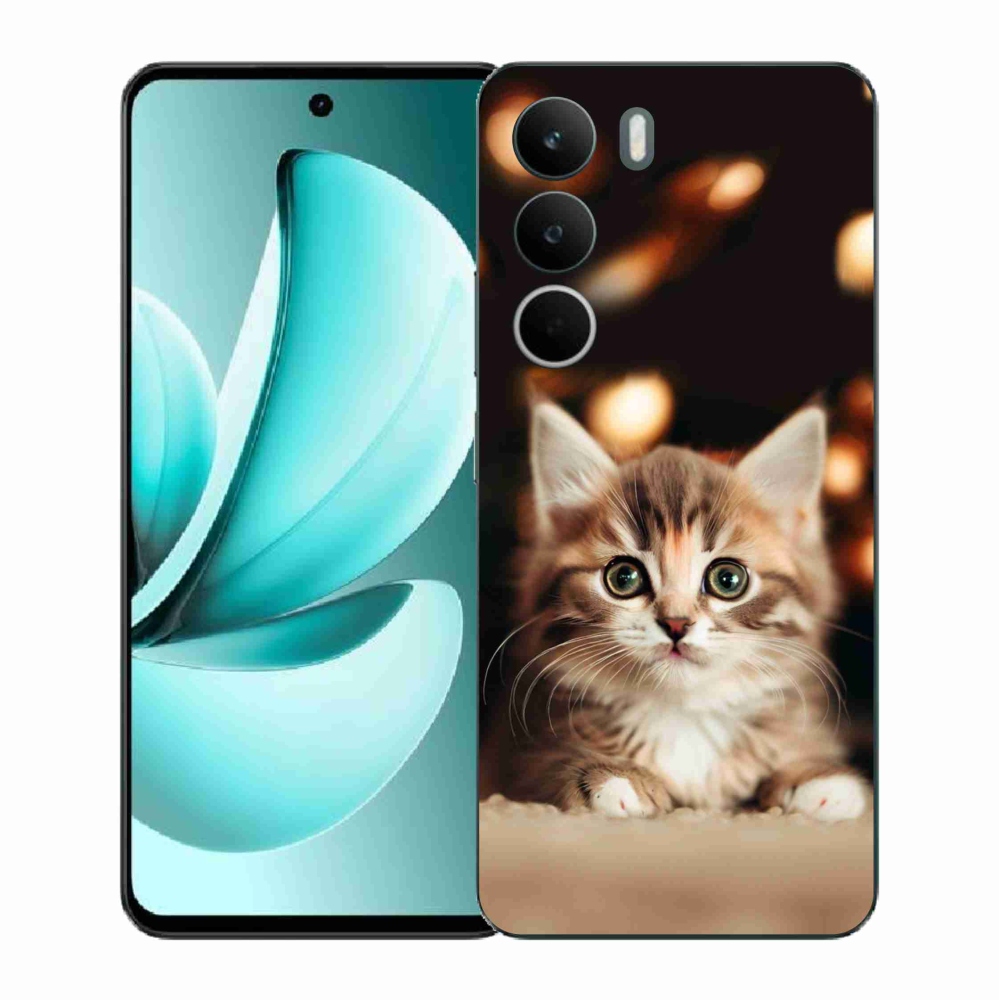 Gél borítás mmCase a Realme C71 készülékhez - aranyos cica 2