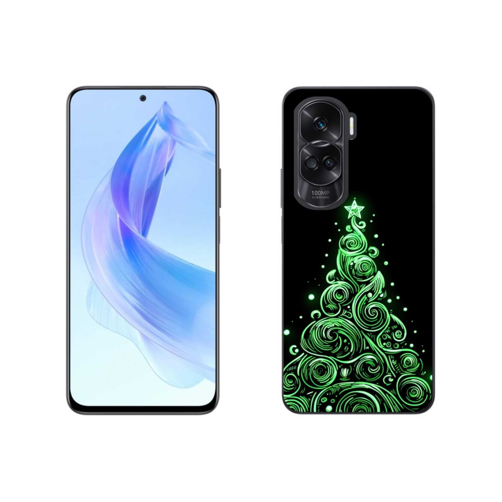 Gél borítás mmCase a Honor 90 Lite-hoz - neon karácsonyfa 3