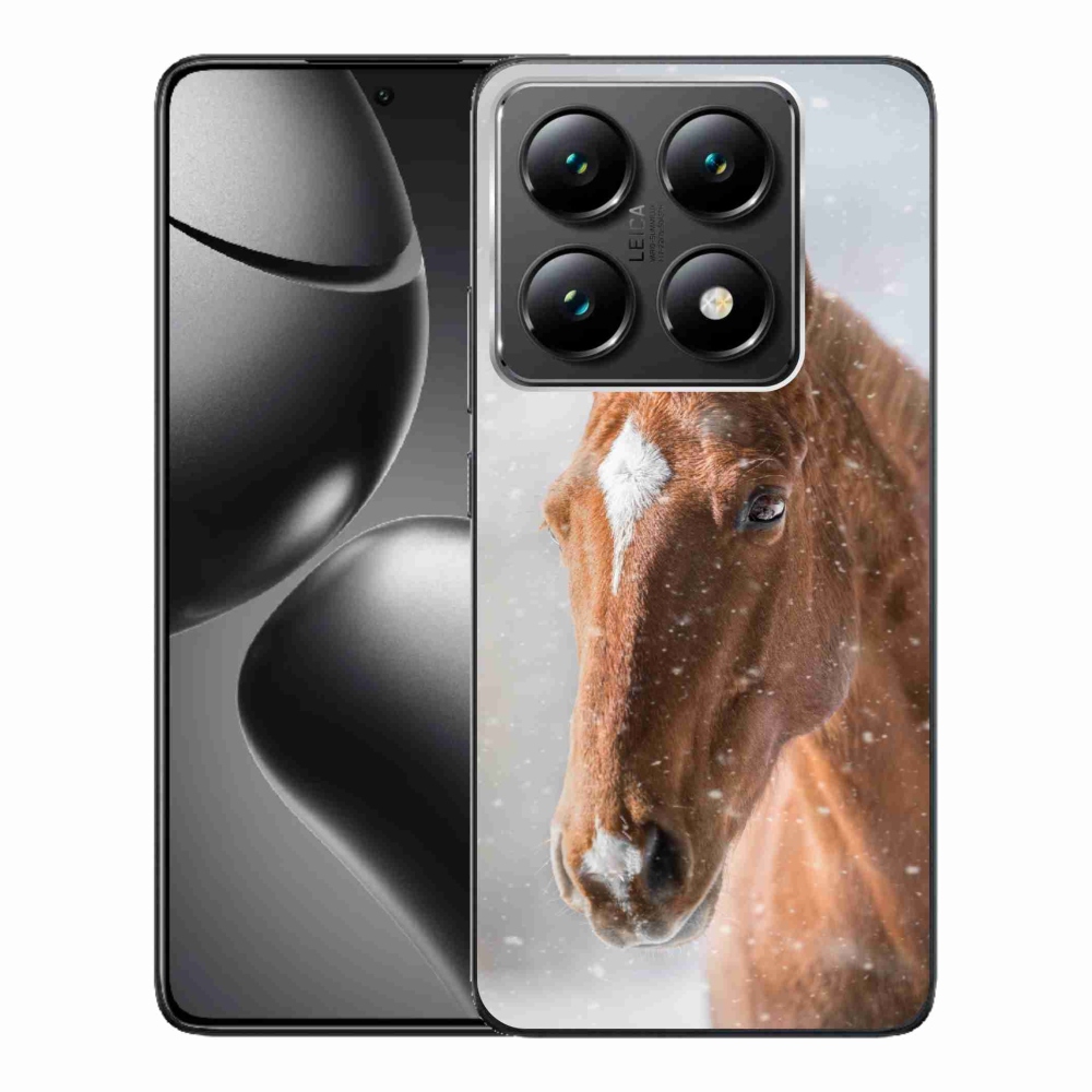 Zselés borítás mmCase a Xiaomi 14T Pro-hoz - barna ló 2