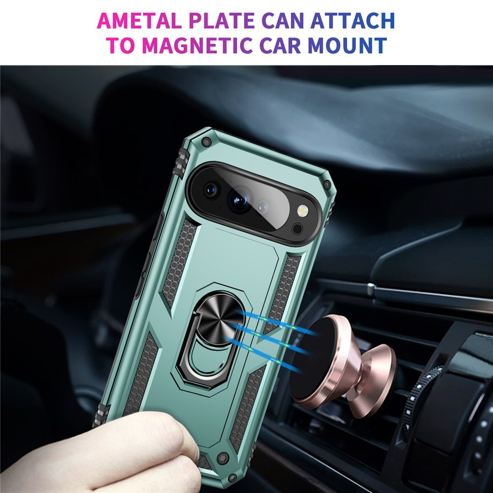 Gyűrűálló borítás Google Pixel 10 Pro/Pixel 10 készülékhez - zöld