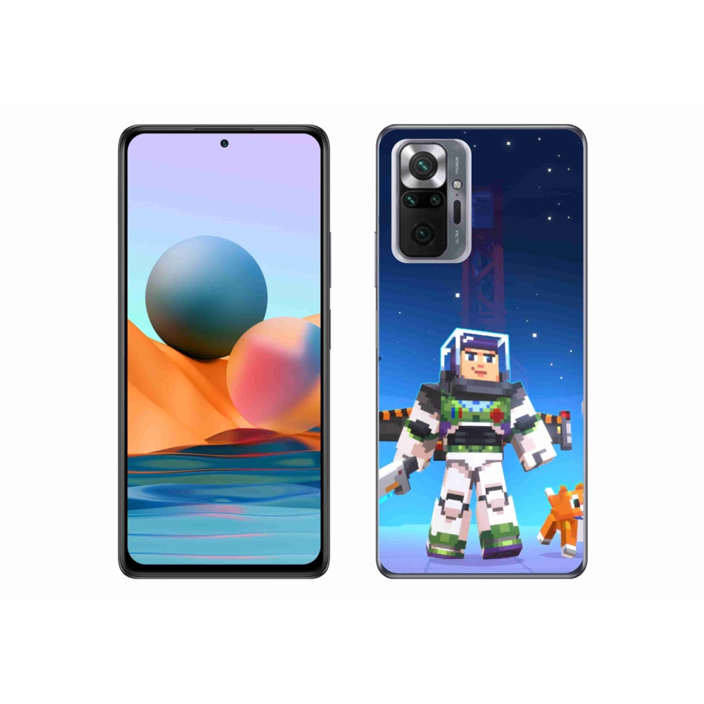 Gél borítás mmCase a Xiaomi Redmi Note 10 Pro készülékhez - minecraft 2